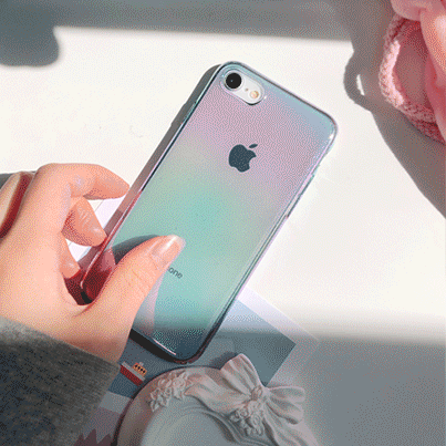 [인기] 투컬러 홀로그램 아이폰 케이스 (2color)